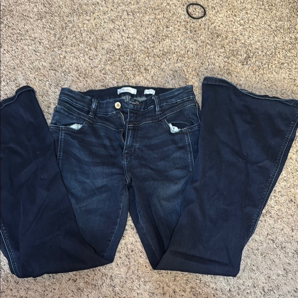 KanCan Dark Blue Flared Jeans worn 2-3 times